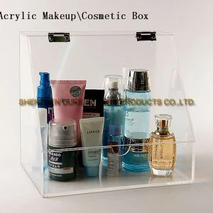 Design personalizado por atacado de fábrica Makeup\Cosmetic acrílico transparente caixa estojo